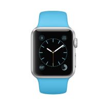苹果Watch Sport智能手表38mm银色铝金属表壳的细节之美